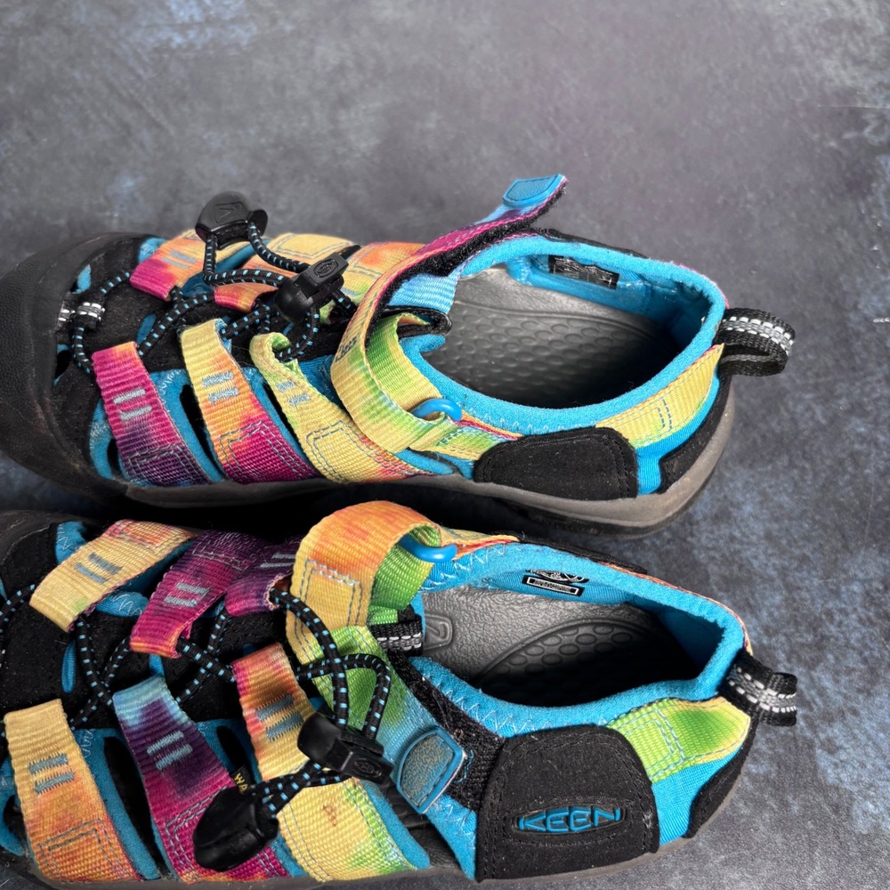 Keen Newport H2 Sandals Rainbow Tie Dye Water Outdoor Hiking Youth 1 - Picture 7 of 9